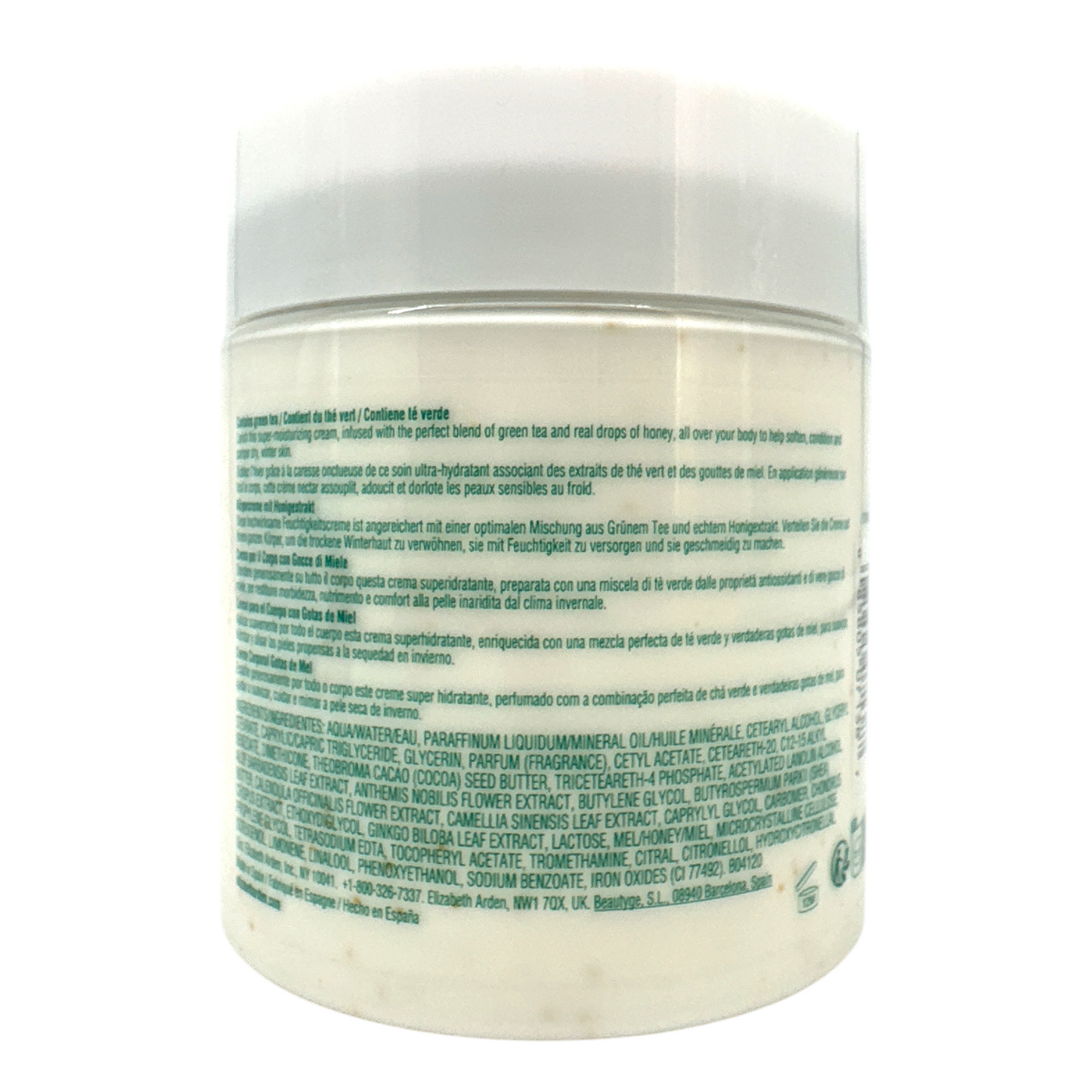 Elizabeth Arden Green Tea Honey Drops Body Cream 500ml – Moisturizing lotion with honey and green tea, available at Zakura Global