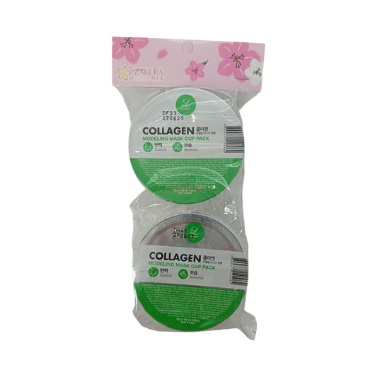 Lindsay Disposable Modeling Mask Cup Pack - Collagen (Twin 2pcs