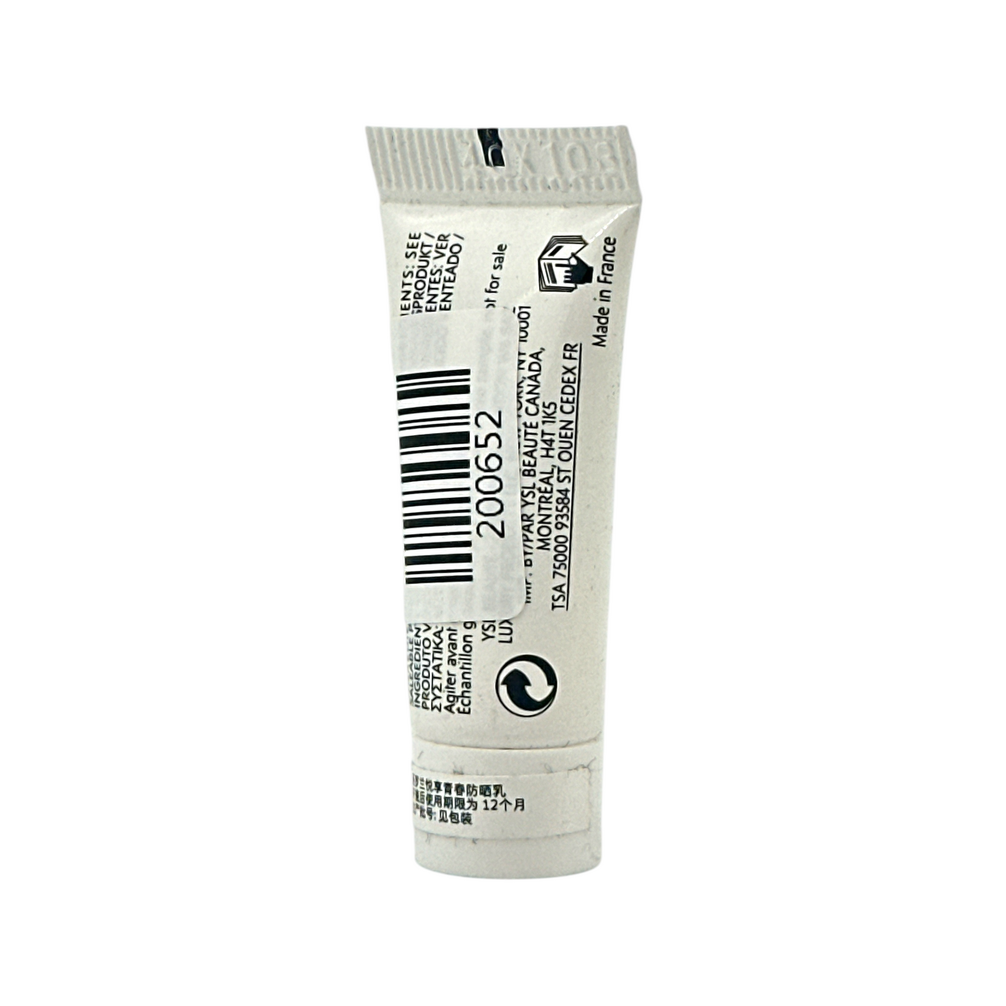 Yves Saint Laurent Pure Shots Airthin UV Defender SPF50+ Miniature 3ml – lightweight anti-pollution sunscreen for oily and sensitive skin, available at Zakura Global.