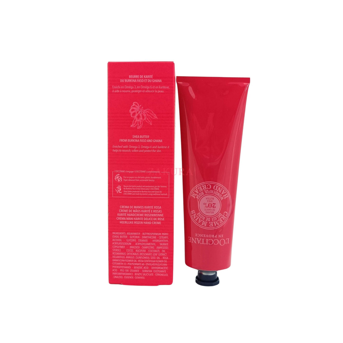 L'Occitane Hand Cream 150ml(Delightful Rose/Shea Butter) Delightful Rose