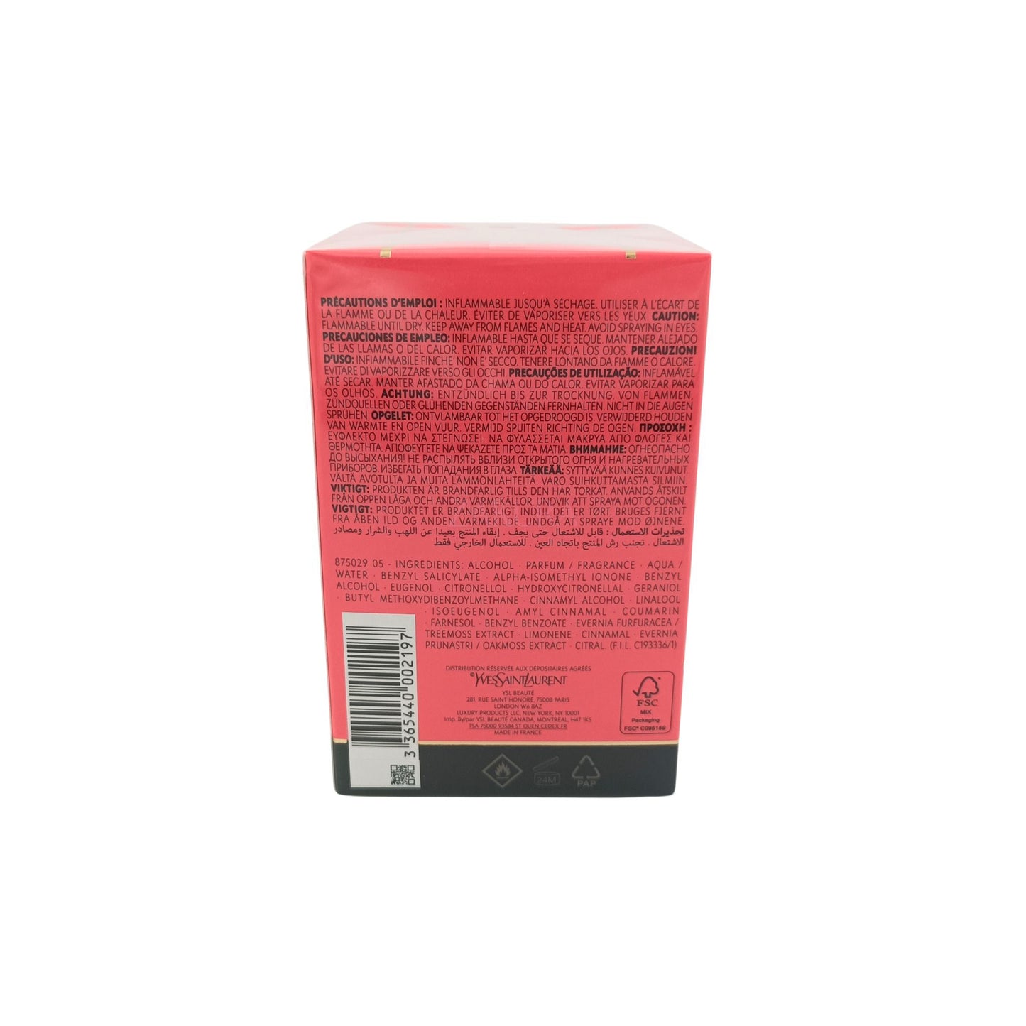 Yves Saint Laurent Paris Eau De Parfum Spray (75ml/125ml)