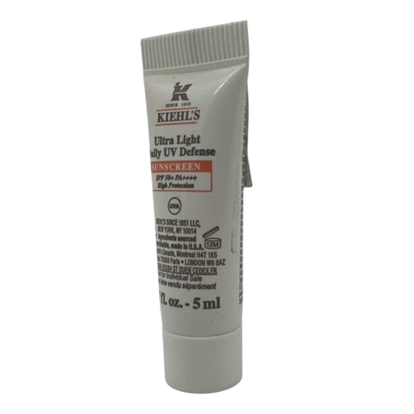 Kiehl's Ultra Light Daily UV Defense Aqua Gel SPF 50 PA+++ 5ml