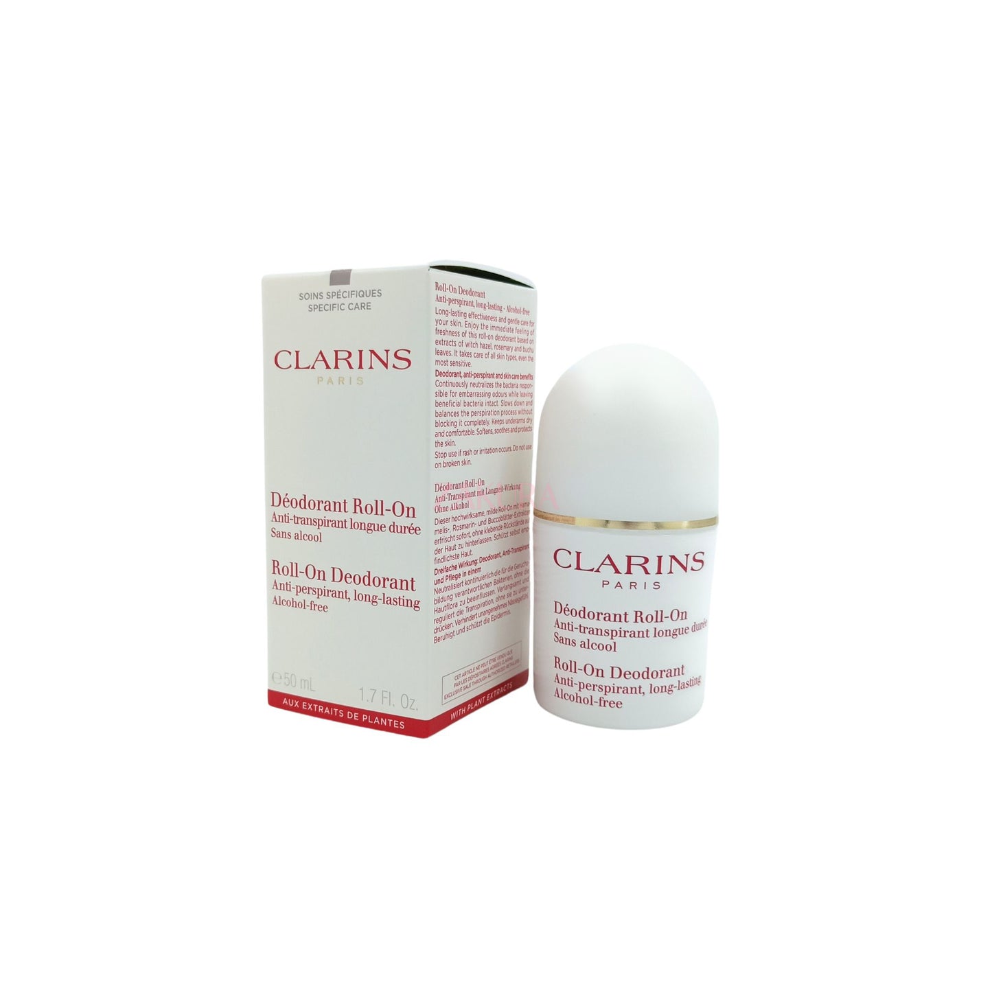 Clarins Gentle Care Roll-On Deodorant 50ml
