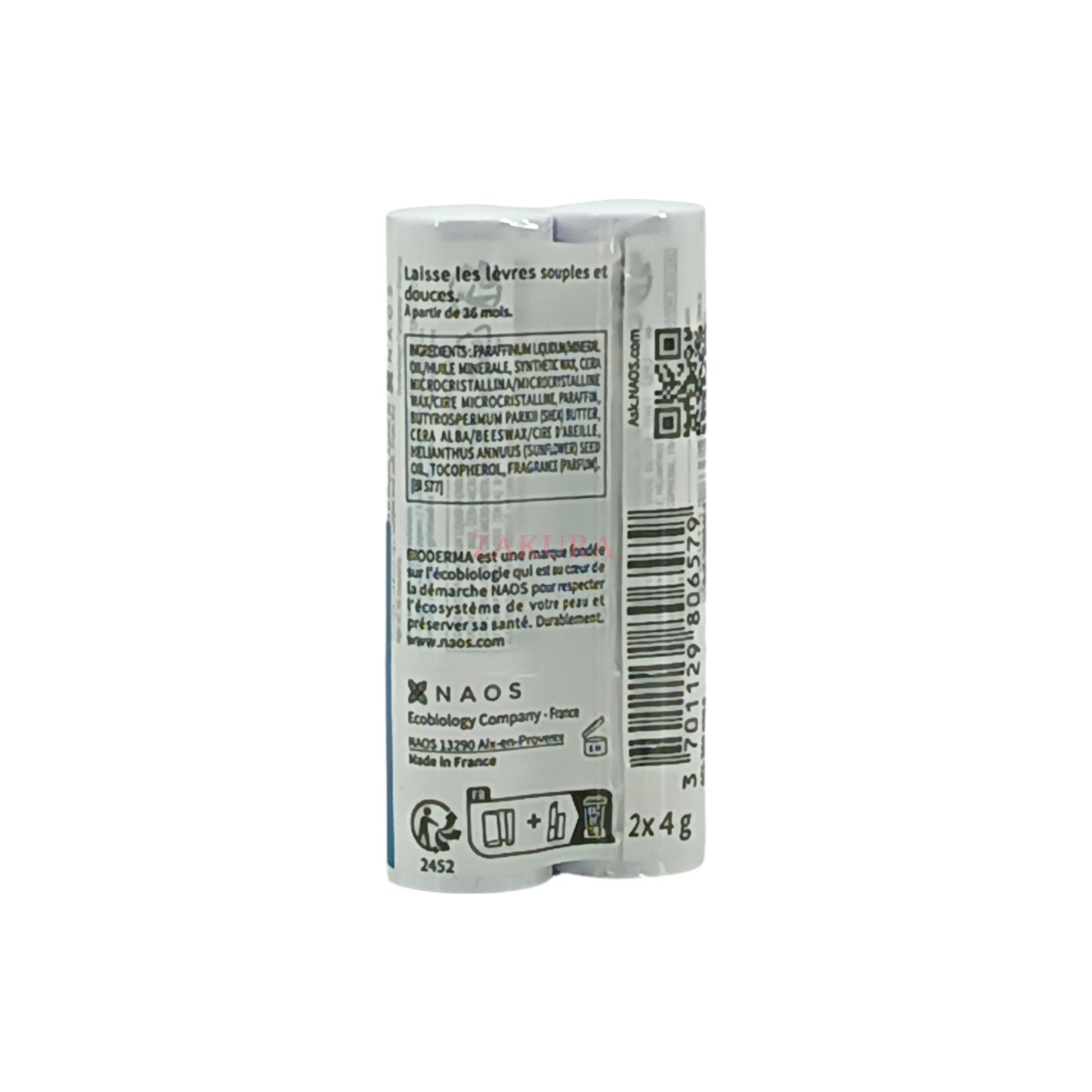 Bioderma Atoderm Stick l?vres (Twin Pack) 4g