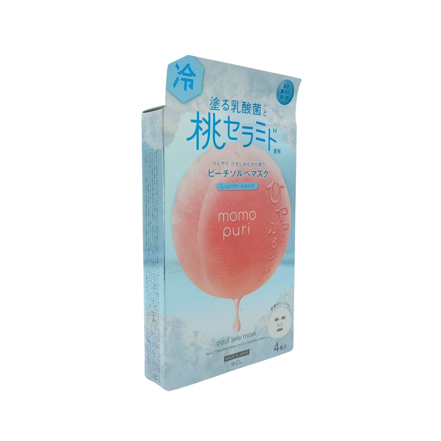 BCL Momopuri Jelly Mask/Jelly Mask Cool/Milk Jelly Mask/Milky Serum Mask 4pcs