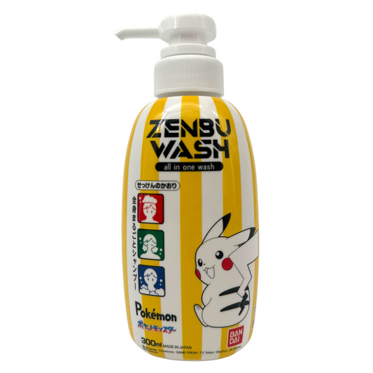 Bandai Pokemon Kids 3in1 Shampoo and Body Wash-Sparkling 300ml