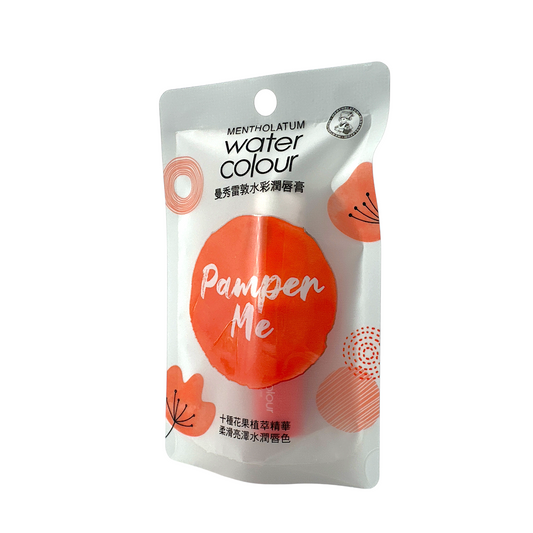 Mentholatum Water Lip 02 Orange Lip Balm 3g – Moisturizing tinted lip care with vibrant orange color at Zakura Global.