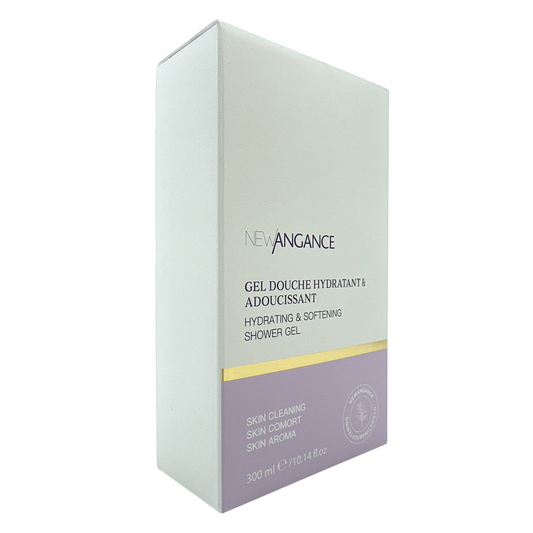 New Angance Hydrating & Softening Shower Gel 300ml – gentle, nourishing body cleanser for sensitive skin, available at Zakura Global.