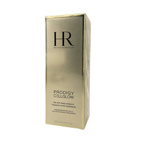 Helena Rubinstein Prodigy Cellglow The Rich Dewy Essence 200ml – Hydrating, Anti-Aging Luxury Skincare by Zakura Global.
