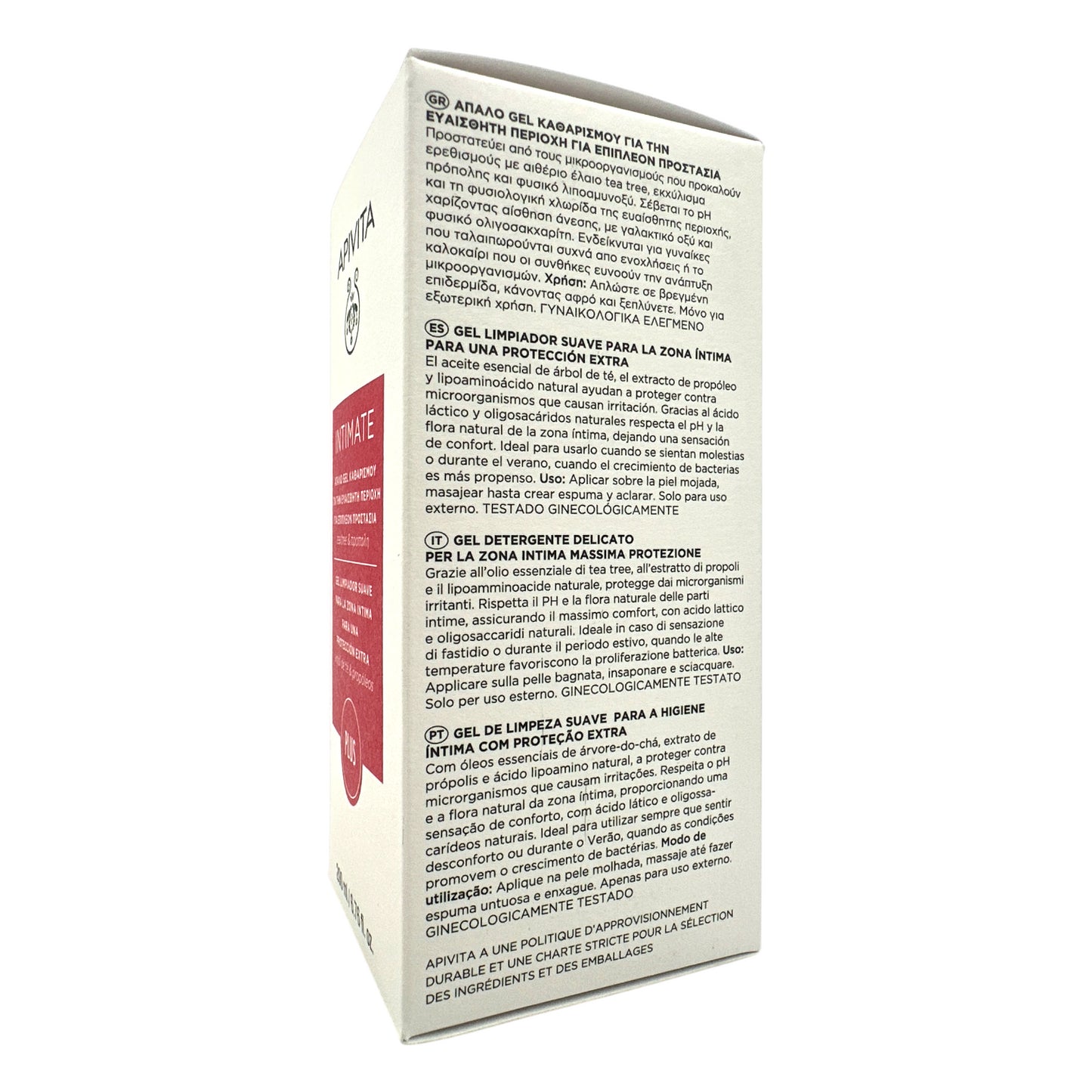 Apivita Gentle Cleansing Gel For The Intimate Area (Plus) 200ml