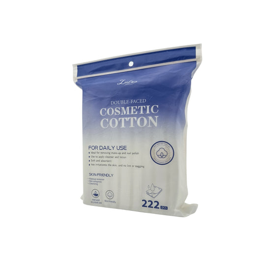 Lmltop Square Double-Faced Cosmetic Cotton (222pcs) 222pcs
