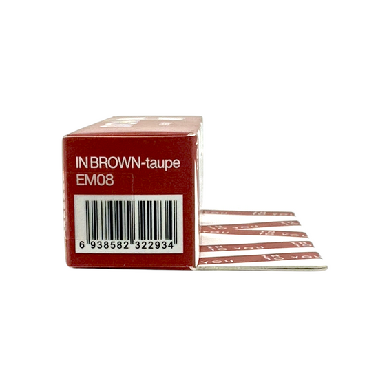 INTO YOU Shero Super Matte Lip & Cheek Mud – EM08 Influencer Mocha 2g light chocolate brown matte tint, available at Zakura Global.