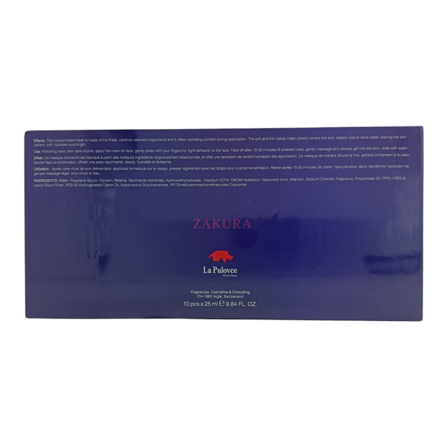 La Pulovce Hyaluron Hydrating Concenerated Mask 10x25ml