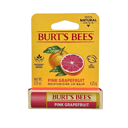 Burt's Bees Lip Balm Grapefruit 4.25g – Natural Hydrating Lip Care by Zakura Global.