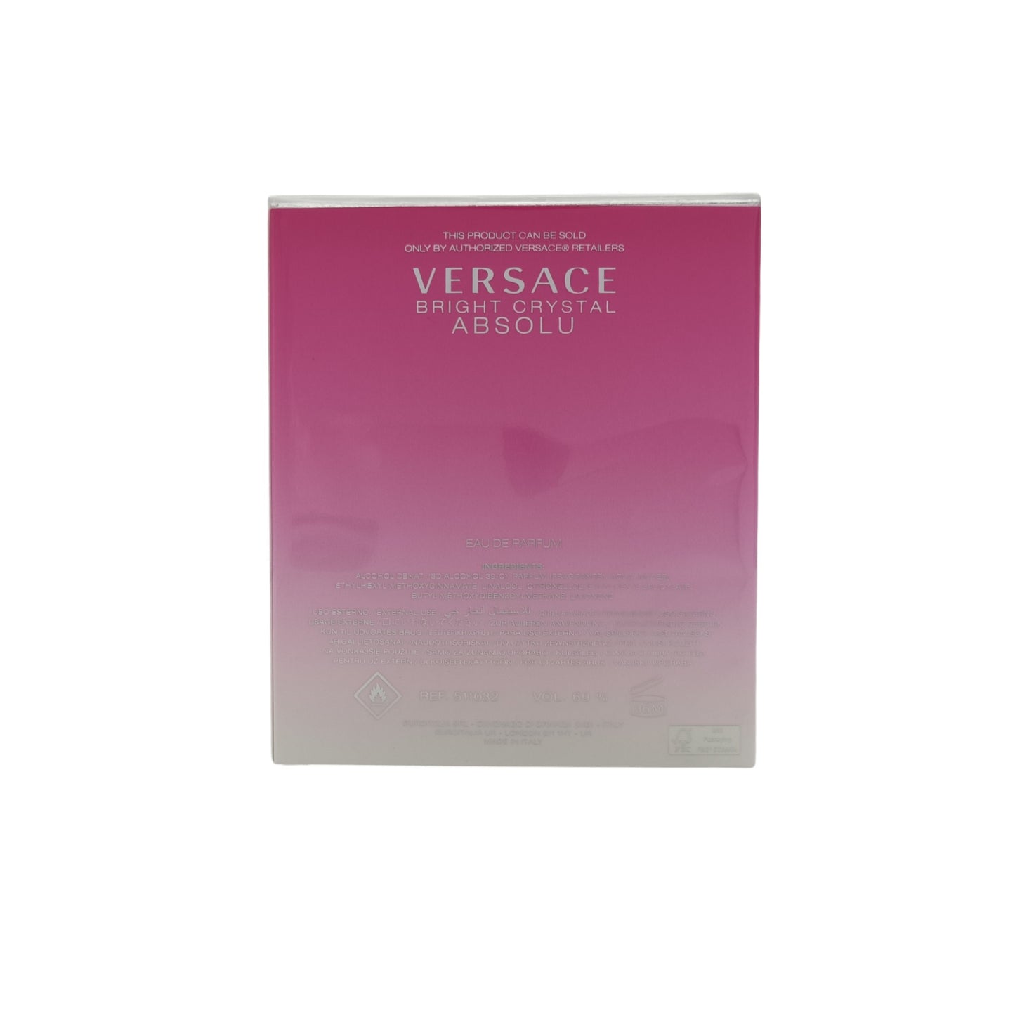 Versace Bright Crystal Absolu Eau De Parfum Spray 90ml