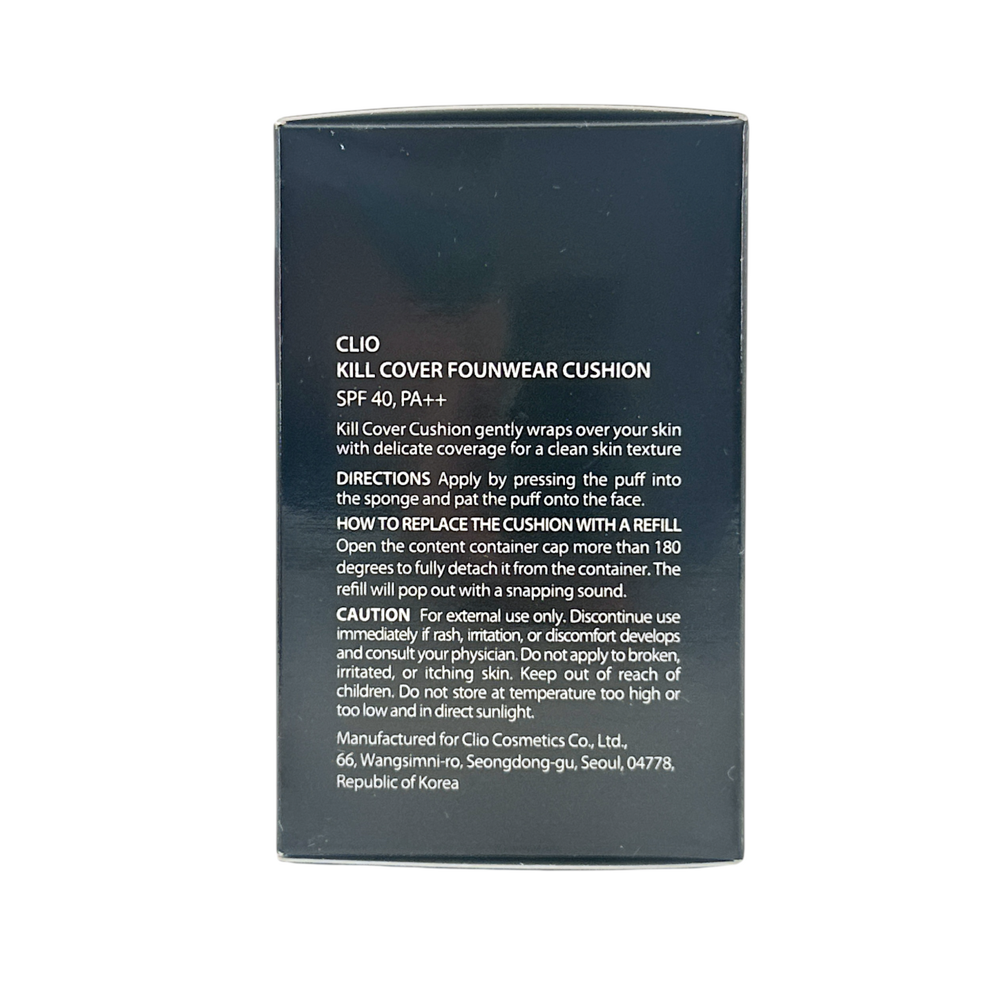 CLIO Kill Cover Founwear Cushion - 21C Lingerie SPF40 15g