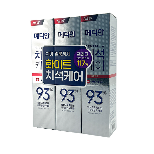 MEDIAN 93 Toothpaste White 3x120g