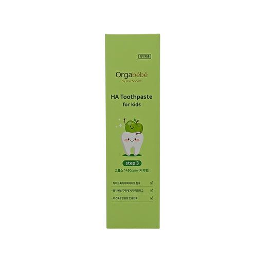 Orgabebe HA Toothpaste For Kids Step 3 - Apple Flavor 100g