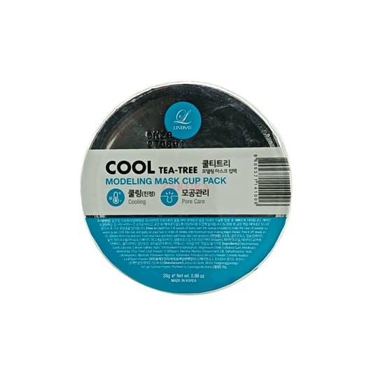 Lindsay Disposable Modeling Mask Cup Pack - Cool Tea Tree 28g