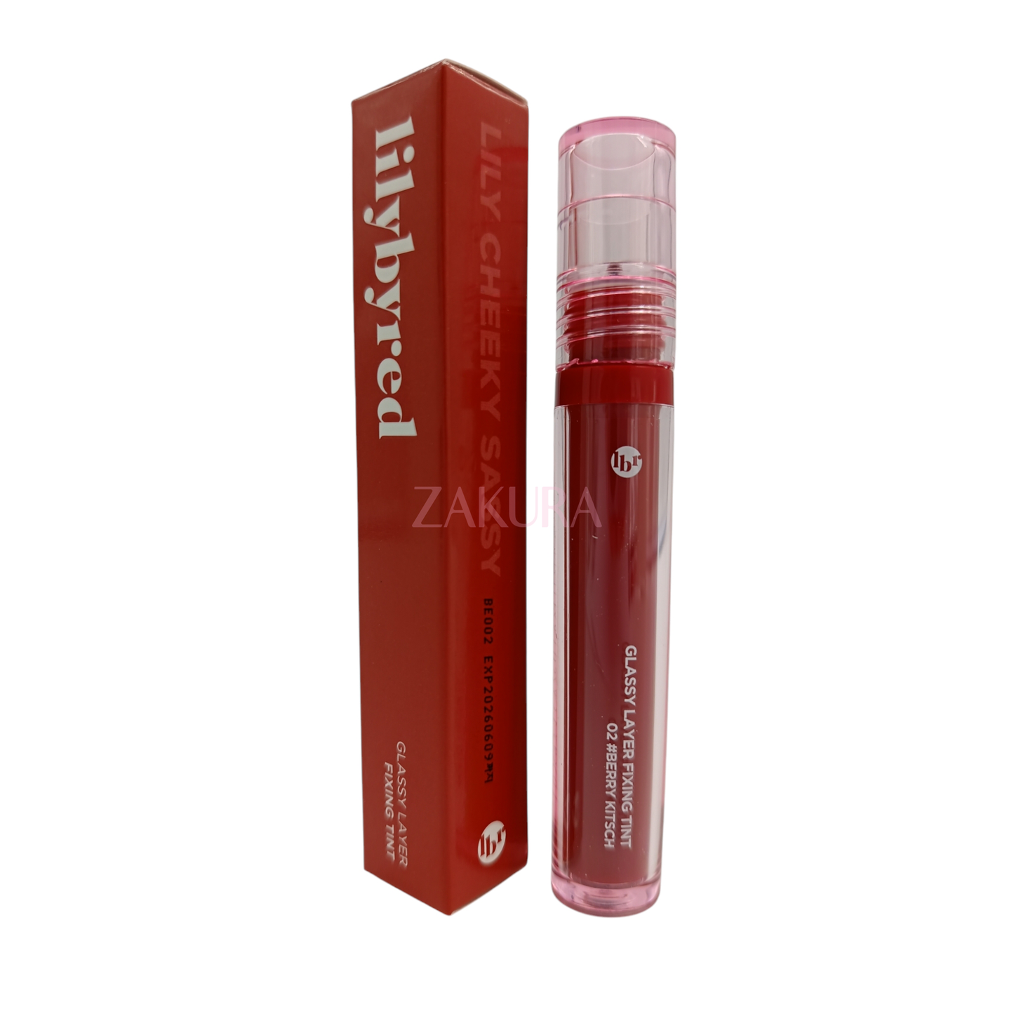 Lilybyred Glassy Layer Fixing Tint 3.8g (01 Cheeky Peach/02 Berry Kitsch/09 Youth Chili)