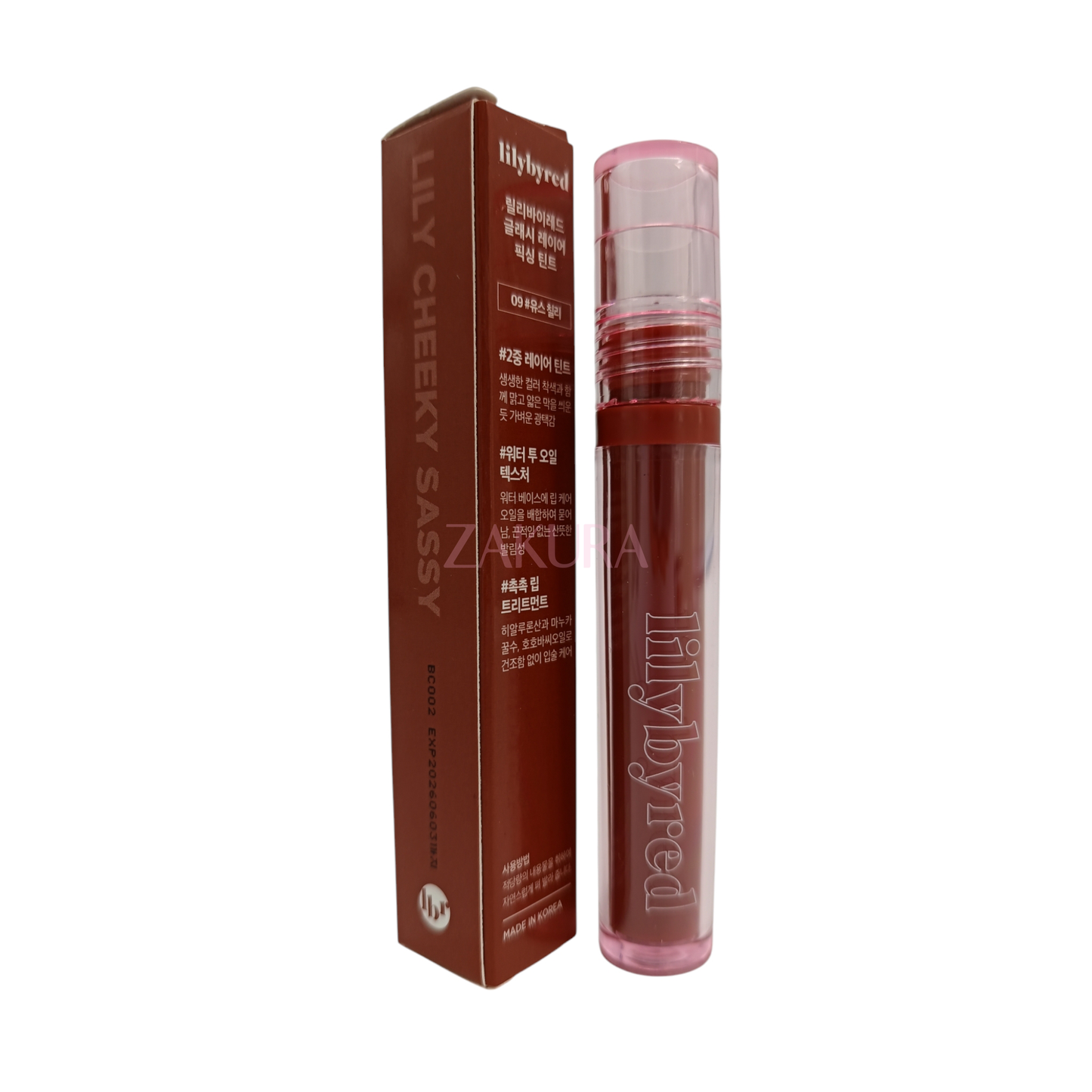 Lilybyred Glassy Layer Fixing Tint 3.8g (01 Cheeky Peach/02 Berry Kitsch/09 Youth Chili)
