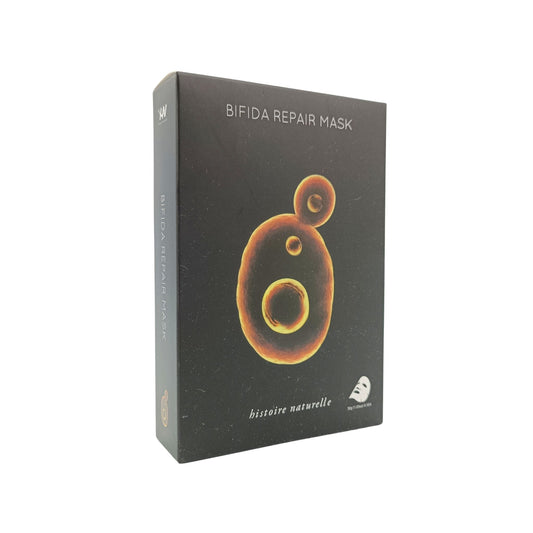 Histoire Naturelle Bifida Repair Mask 5pcs – Korean sheet mask with bifida ferment for skin barrier repair, available at Zakura Global