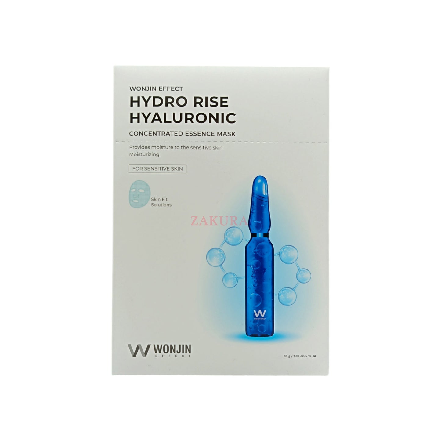 Wonjin Hydro Rise Hyaluronic Concentrated Essence Mask 10pcs