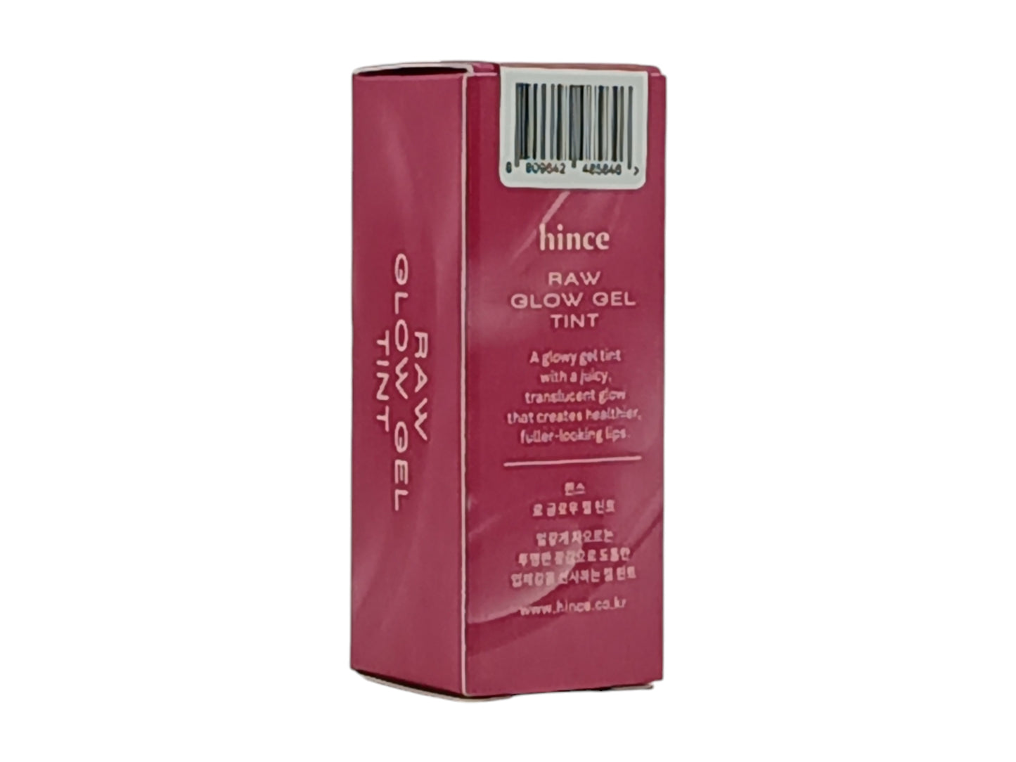 Hince Raw Glow Gel Tint 4ml – Korean dewy lip tint with natural shine and long-lasting color, available at Zakura Global