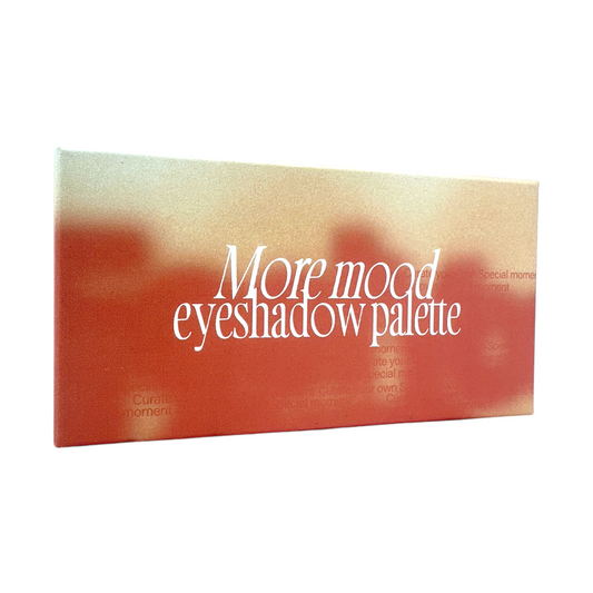 More Mood Eyeshadow Palette – 01 More Than Nude 12g, Korean 15-pan palette with neutral and rosy tones, available at Zakura Global.