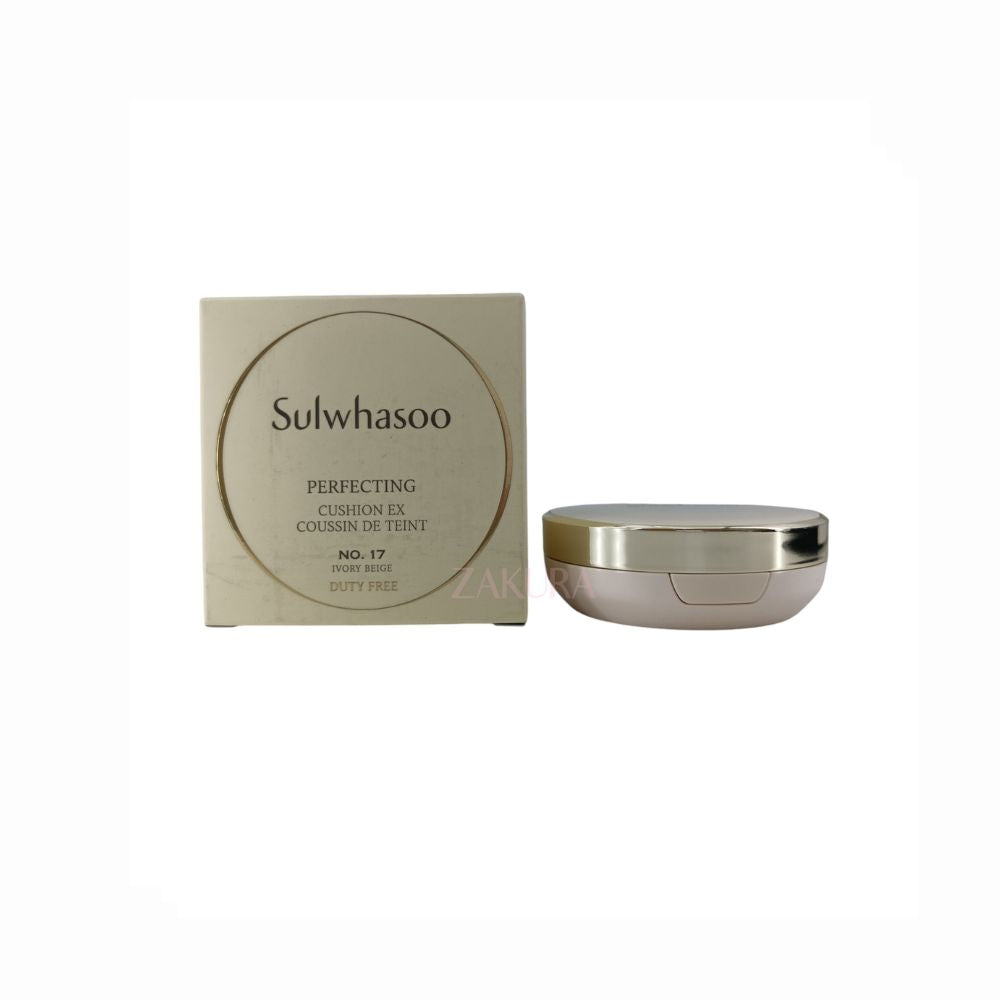 Sulwhasoo Perfecting Cushion EX 2x15g (21 Natural Pink/17 Ivory Beige) 17 Ivory Beige