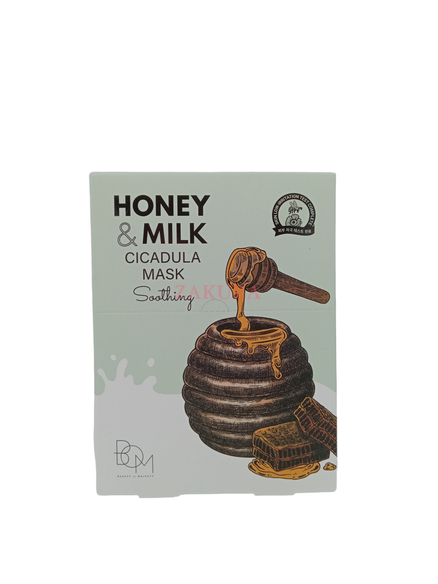 B.O.M Honey & Milk Water Mask 25gx10 (Hydrating/Soothing/Brightening) Soothing