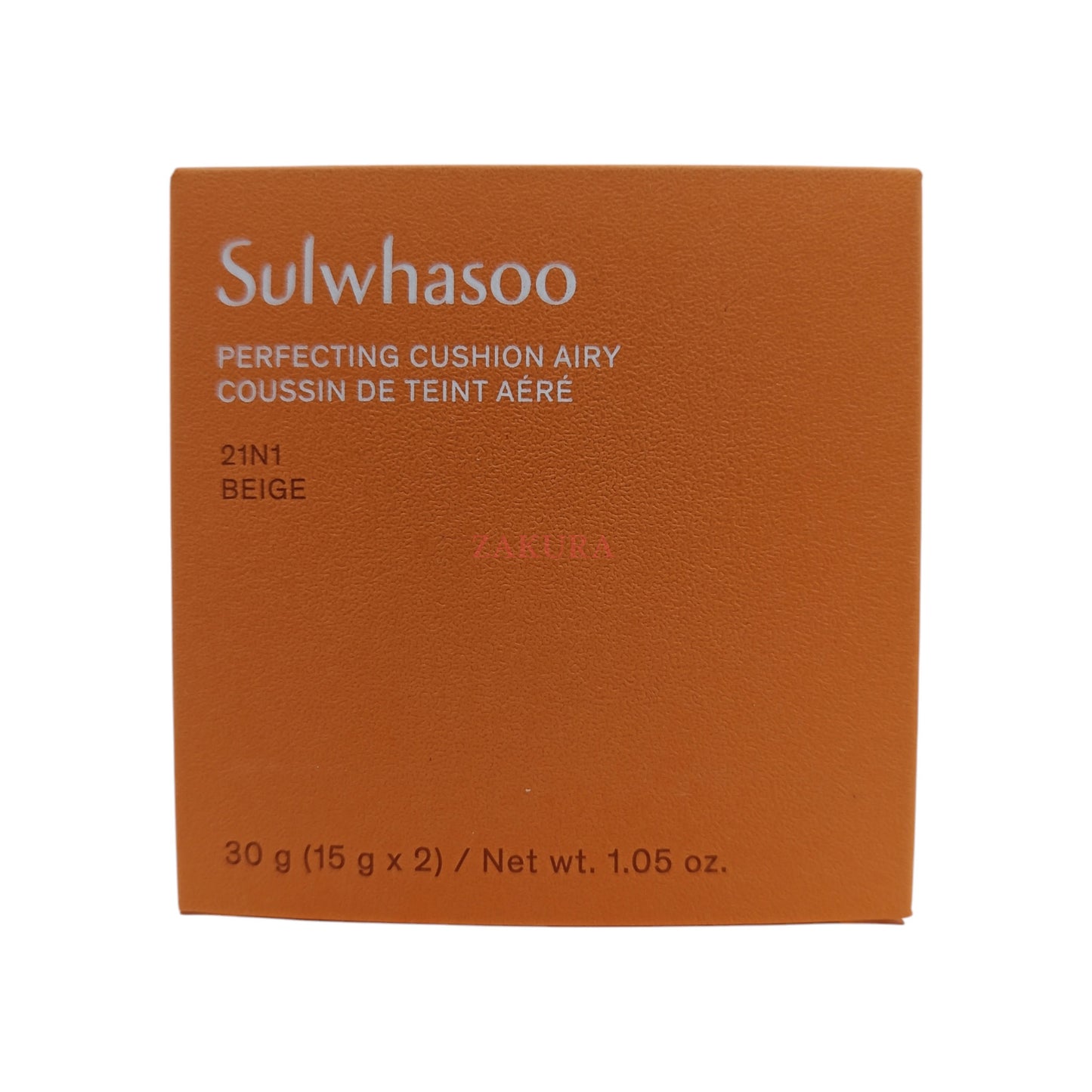Sulwhasoo Perfecting Cushion Airy SPF50+ -15g+15g (23N1 Sand/21N1 Beige) 21N1 Beige