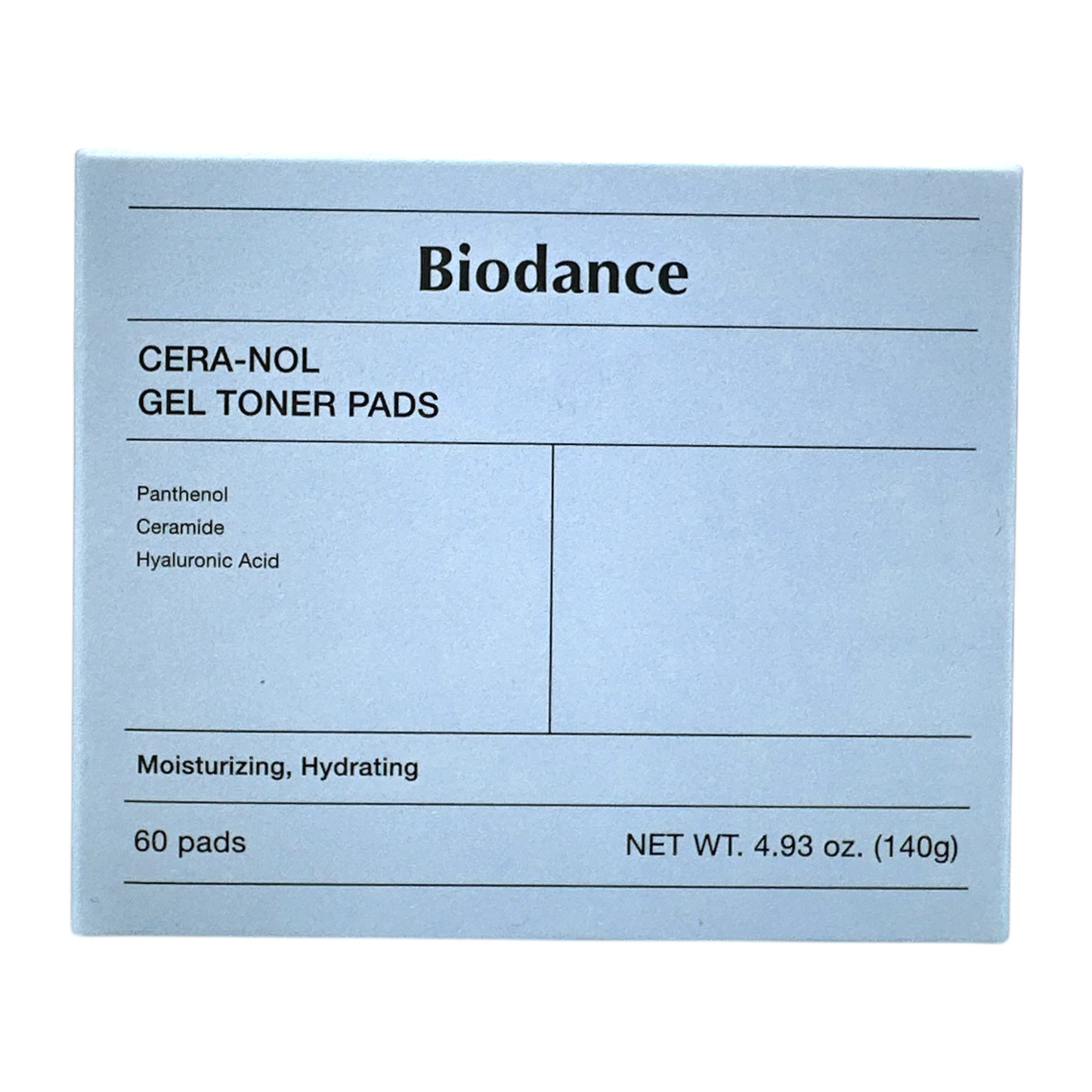 Biodance Toner Pads 60pads (Collagen Gel/Cera-Nol Gel)
