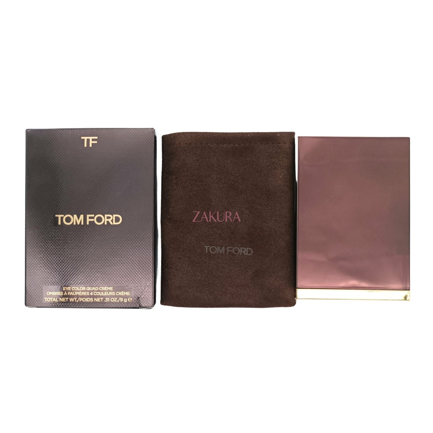Tom Ford Eye Color Quad - 01 Golden Mink/31 Sous Le Sable/35 Rose Topaz/45 Iconic Smoke/30 Insolent Rose 35 Rose Topaz 9g