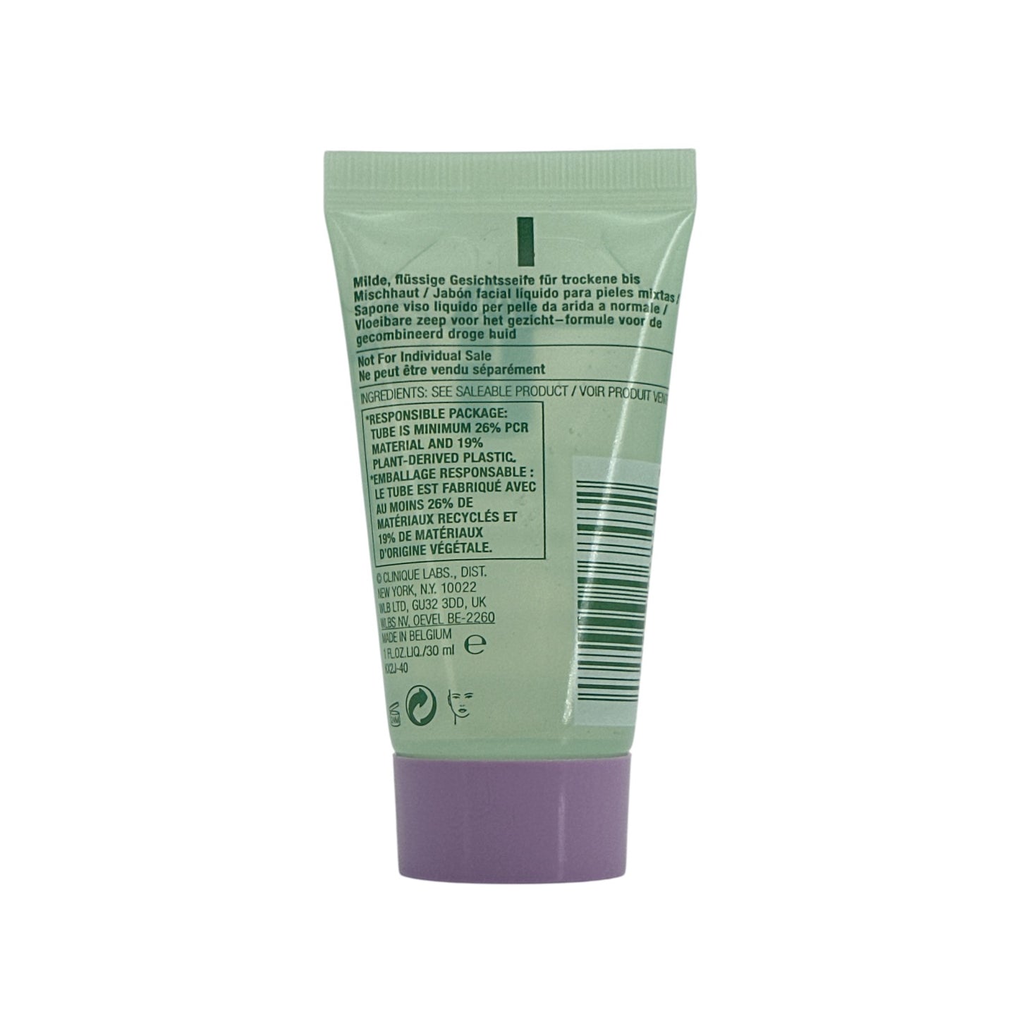 Clinique All About Clean Liquid Facial Soap Mild 30ml
