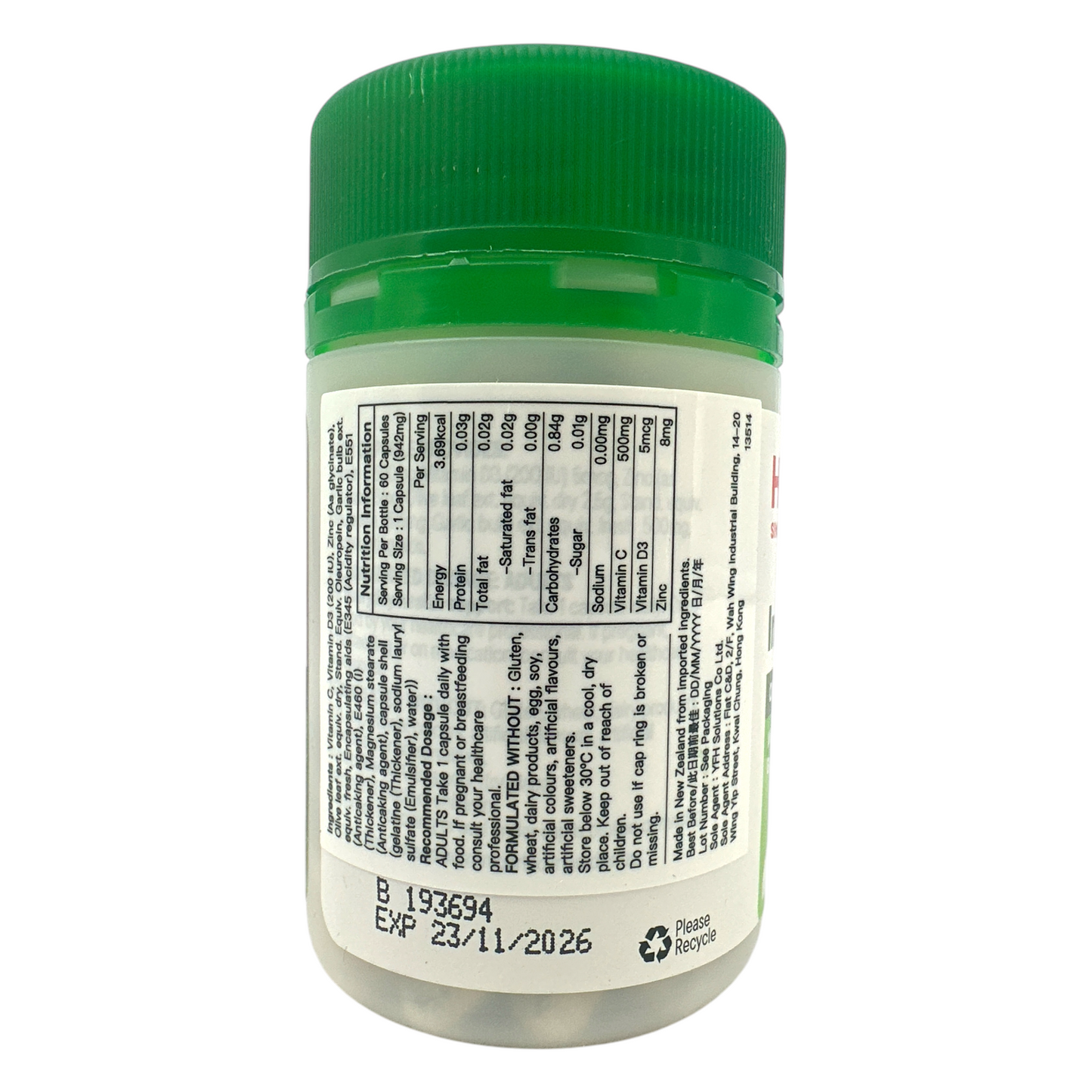 Healtheries Immune Support Capsules 60caps