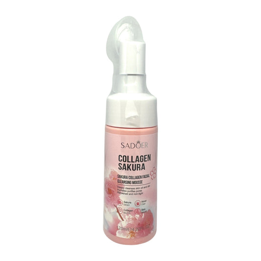 SADOER Sakura Collagen Facial Cleansing Foam 120ml