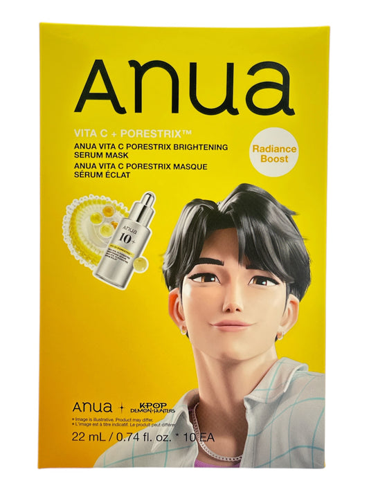 Anua VitaC Porestrix Brightening Serum Mask (K-Pop Demo 10pcs