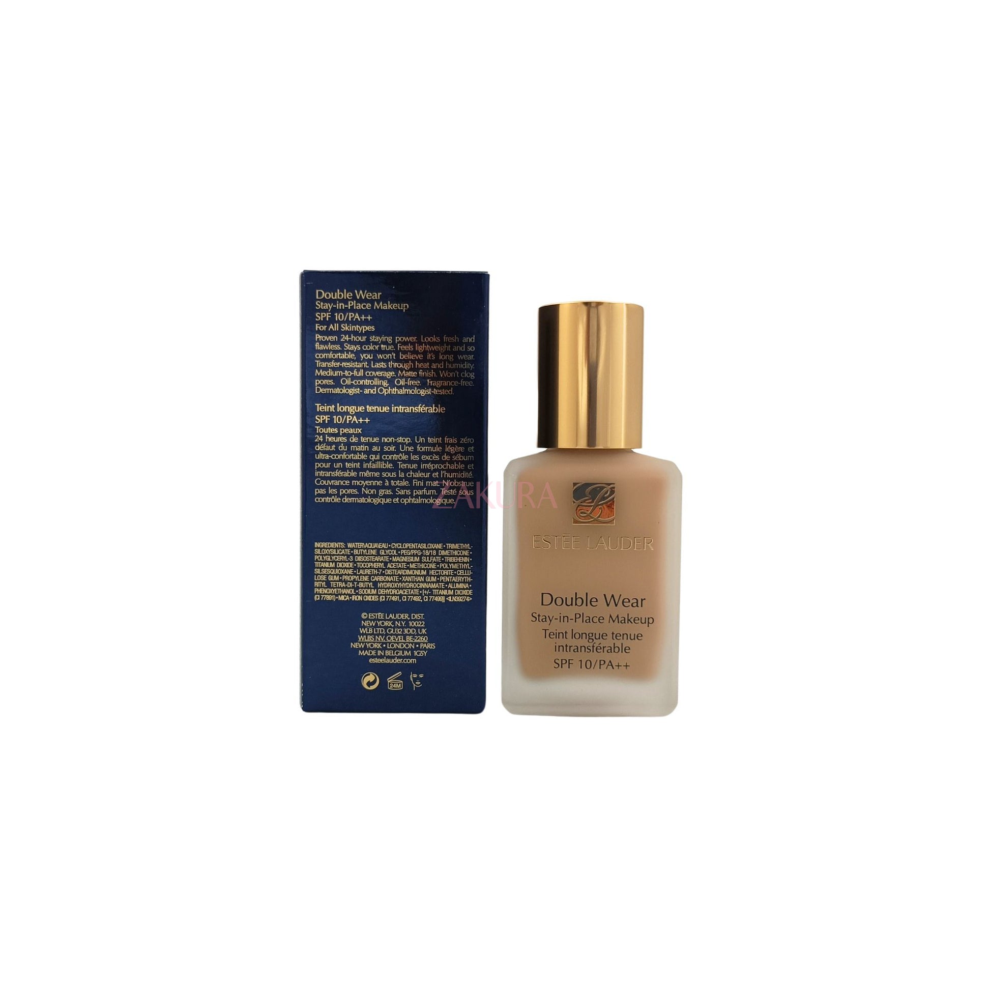 Estee Lauder Double Wear Stay In Place Makeup SPF10 30ml (1W1 Bone/ 1W2 Sand/ 2C0) 1W2 Sand