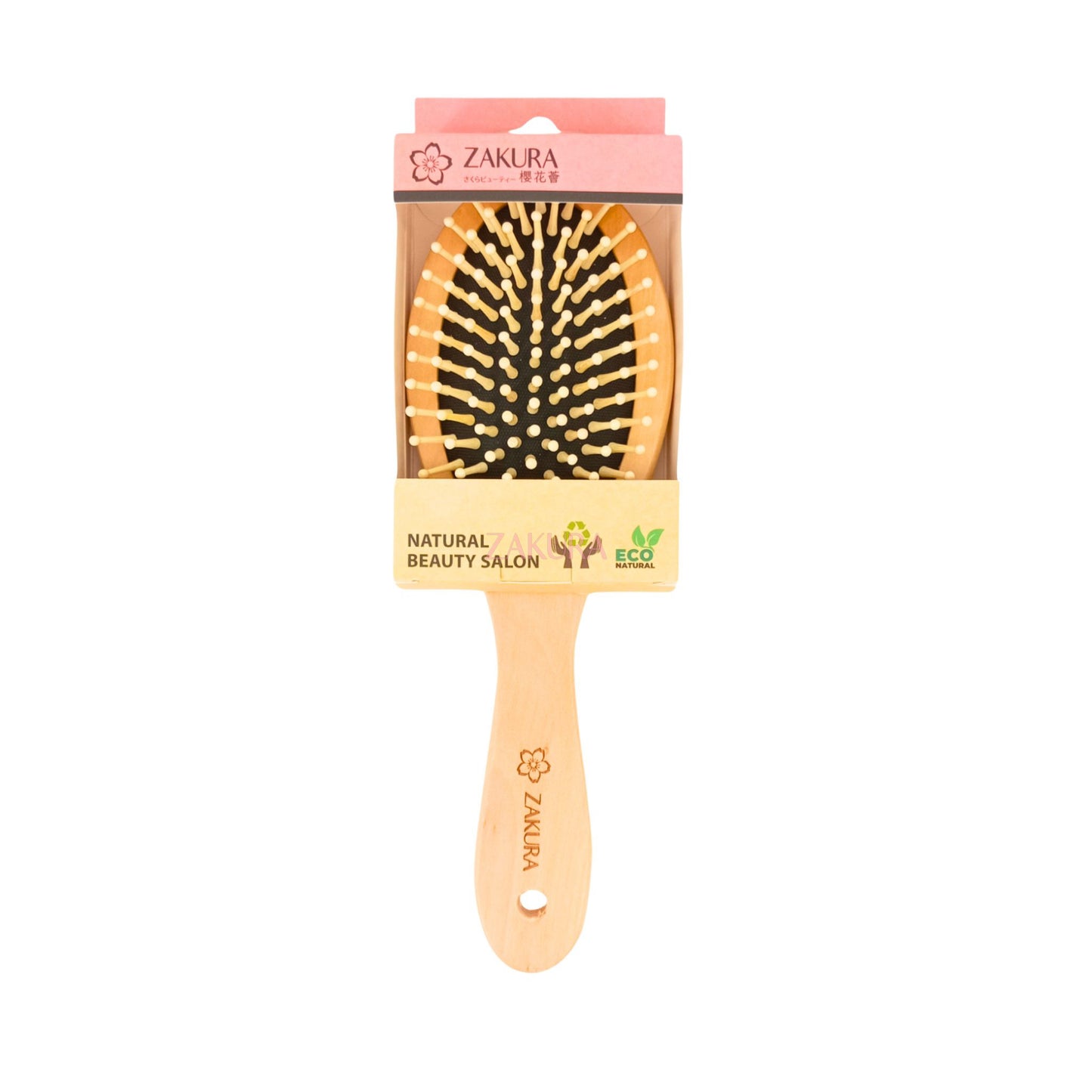 Zakura Wooden Paddle Brush 1pc (Small/Large) Small