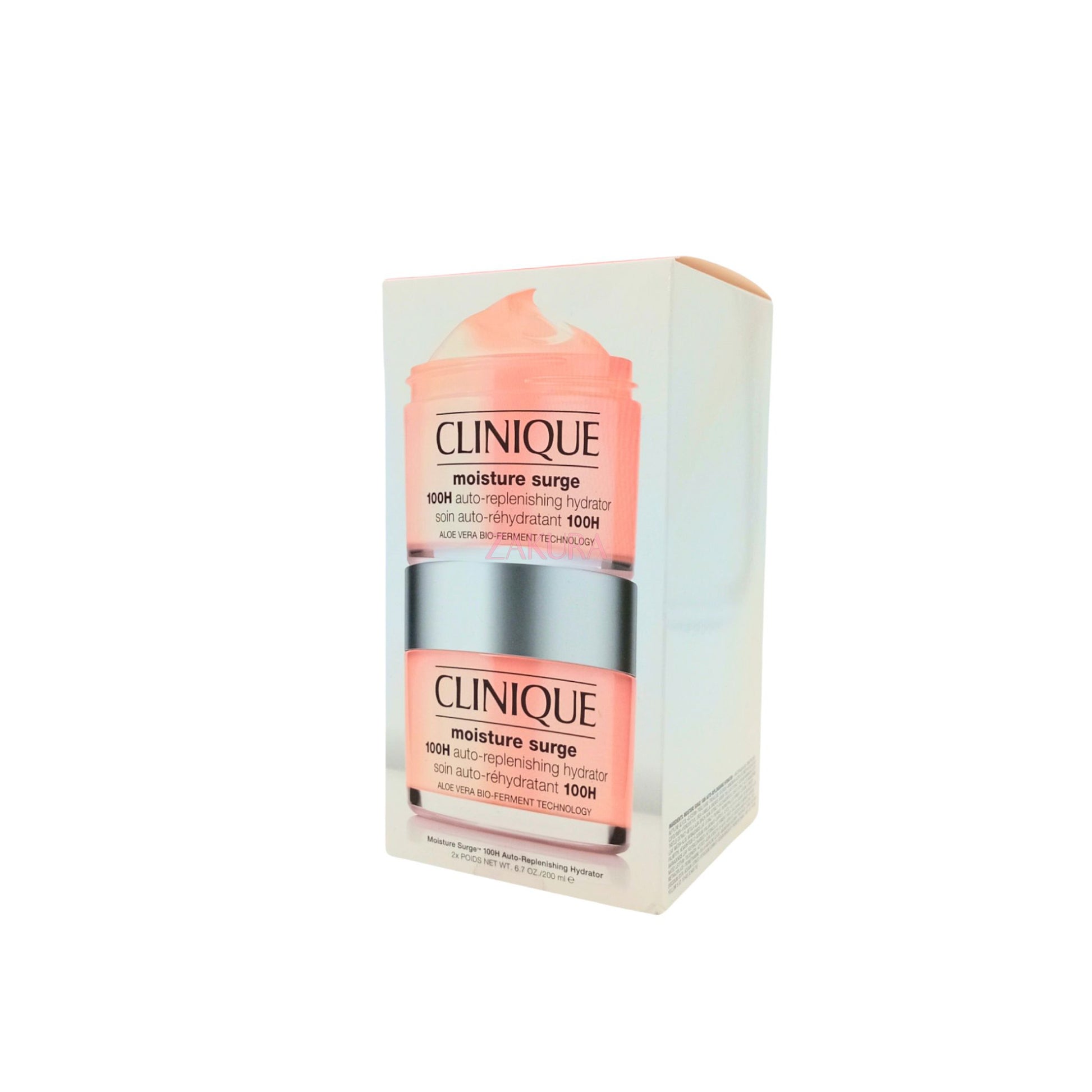 Clinique Moisture Surge 100H Auto-Replenishing Hydrator (75ml/ 200ml/ 2x200ml) 2x200ml