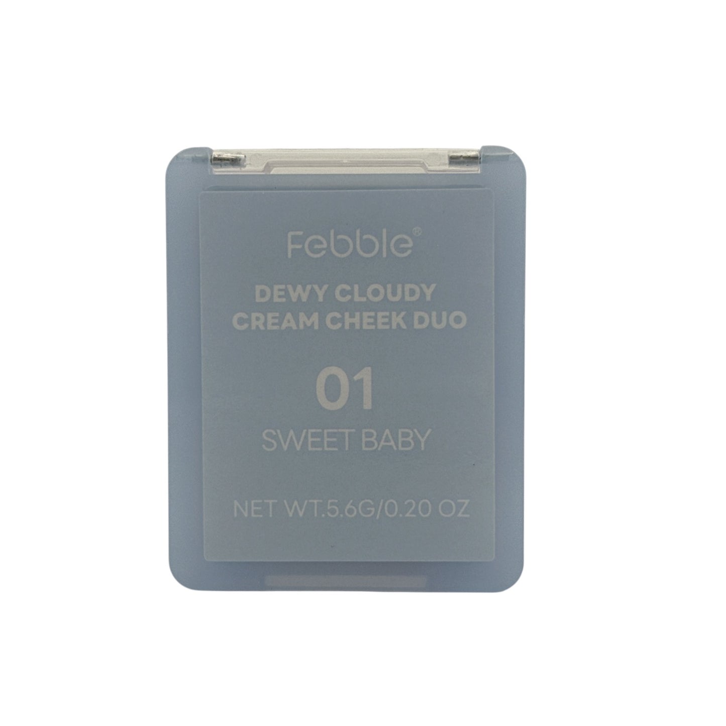 Febble Dewy Cloudy Cream Cheek Duo - 01A 5.6g