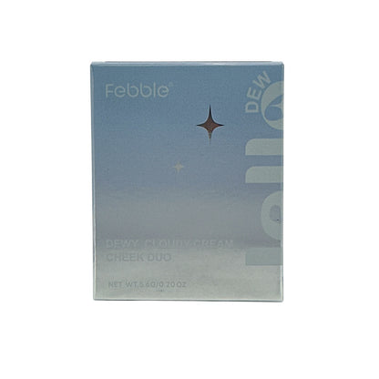 Febble Dewy Cloudy Cream Cheek Duo - 01B 5.6g