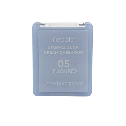 Febble Dewy Cloudy Cream Cheek Duo - 02B 5.6g