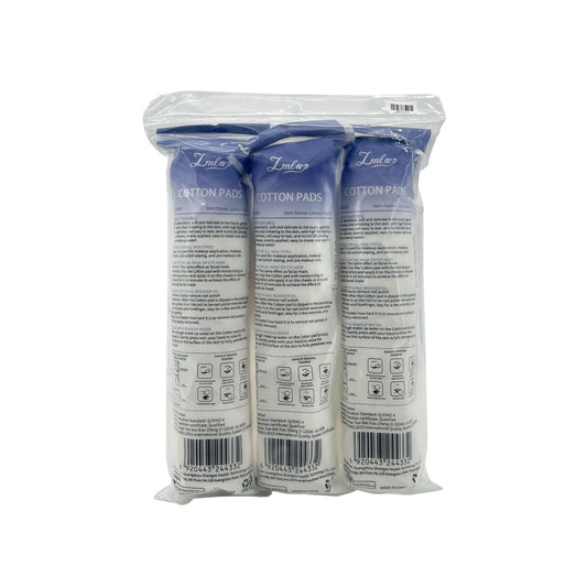 Lmltop Round Double-Faced Cosmetic Cotton (1360pcs) 3*120pcs