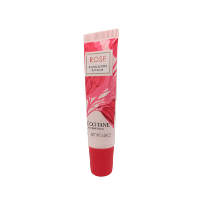 L'Occitane Rose Lip Balm – 12ml tube with floral hydration and soft tint, available at Zakura Global for nourishing and fragrant lip care.