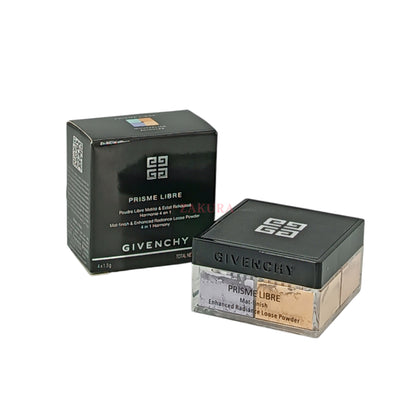 Givenchy Mat Finish&Enhanced Radiance Loose Powder (Mini) 4x1.5g (4 Mousseline Acidulee/2 Taffetas Beige) 4 Mousseline Acidulee