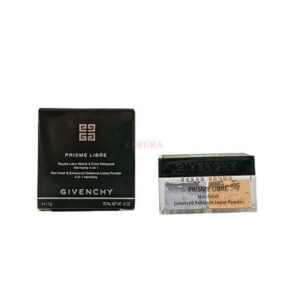 Givenchy Mat Finish&Enhanced Radiance Loose Powder (Mini) 4x1.5g (4 Mousseline Acidulee/2 Taffetas Beige) 4 Mousseline Acidulee