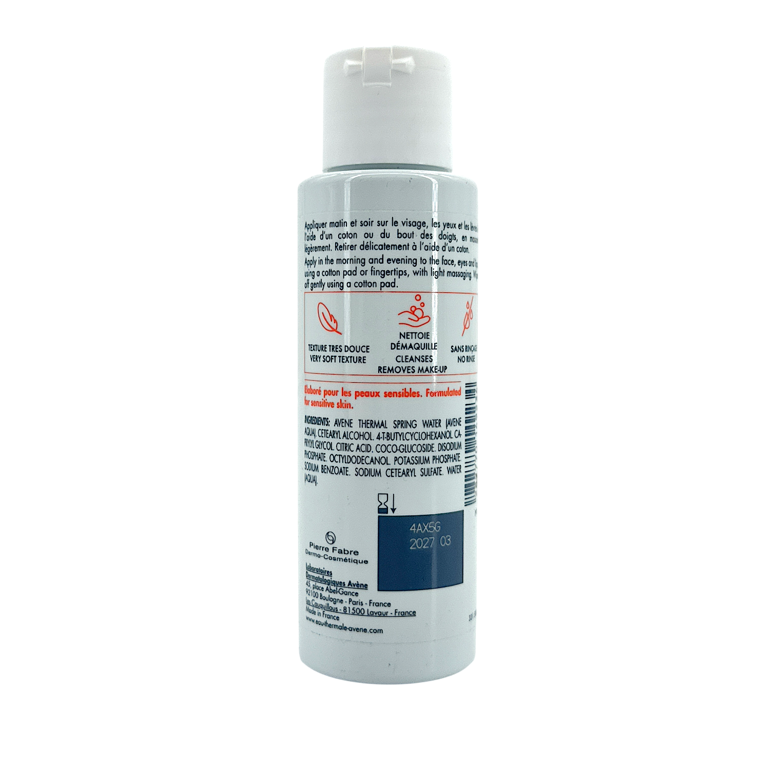 Avene Tolerance Lotion Cleanser  100ml