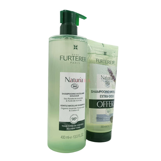 Rene Furterer Naturia Gentle Micellar Shampoo Set 2pcs